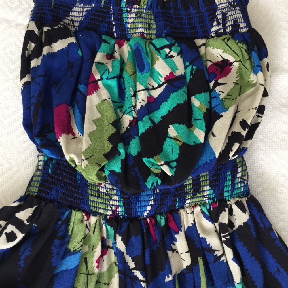 Aztec Ruffle Tunic Top - Picture 6 of 8